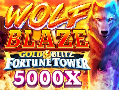 Wolf Blaze Gold Blitz Fortune Tower Game Image